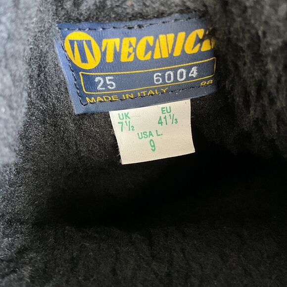 Technica Suede Animal Print Boots Brown Lined Calf High Italy 9 - Picture 6 of 12